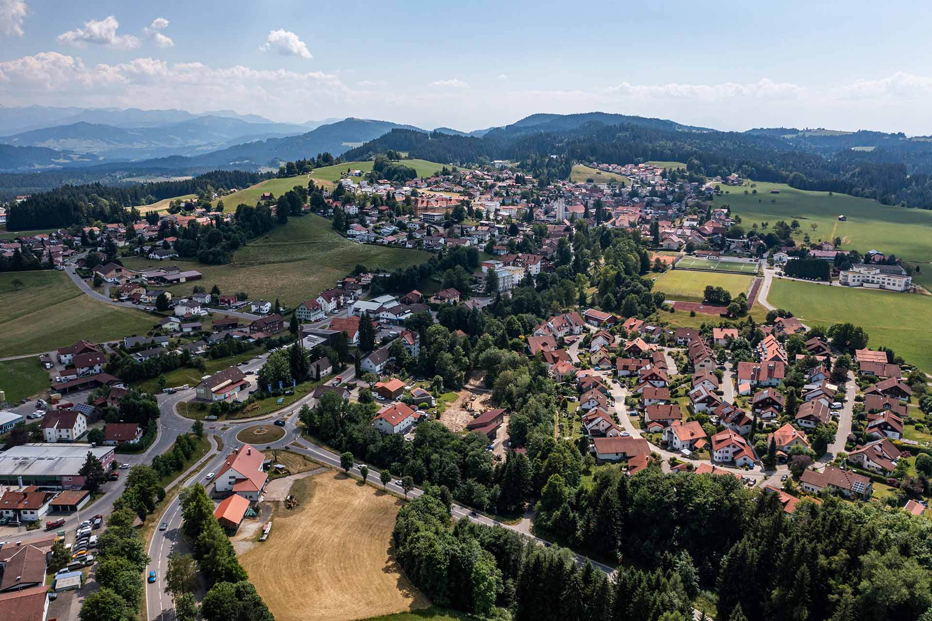 Luftbild Der Region Scheidegg